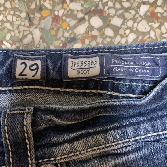 Miss Me Jeans size 29JP5358B3 boot cut - Picture 9 of 11